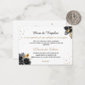 キンセアニラリュヴィアデソブルブラックバラ ノートカード (正面/裏面インサイチュ)