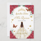 キンセアニラレッドローゼスフローラホワイトドレス金ゴールド セーブザデート (裏面)