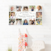 キンセアニラ写真コラージュ15誕生日へようこそ 横断幕 (インサイチュ)