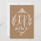 キンセアニラ招待テンプレート 招待状 (裏面)