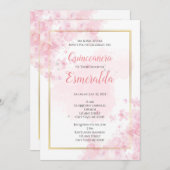 キンセアニラ招待状スウィート15招待状 招待状 (正面/裏面)