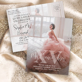 キンセアニラ日付を保モダン存する写真Mis XVアニョス 案内ポストカード