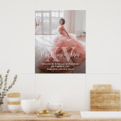 キンセアニラ歓迎Mis XV写真15誕生日 ポスター (キッチン)