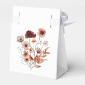 キンセアニラ王室のブルーフラワーズパーティーフェイスボックス フェイバーボックス (裏面サイド)