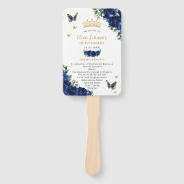 キンセアニラ王室のブルーフローライベントプログラム ハンドファン