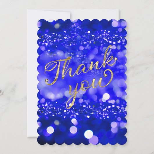 キンセアニラ王室のブルー 招待状 (裏面)