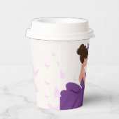 キンセアニラ薄紫エレガントプリンセス紙カップ 紙コップ (右)