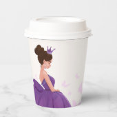 キンセアニラ薄紫エレガントプリンセス紙カップ 紙コップ (正面)