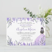 キンセアニラ薄紫パープルフローラプリンセス 招待状 (スタンド正面)