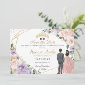 キンセアニラ薄紫赤面フローラツインズボーイガール セーブザデート (スタンド正面)