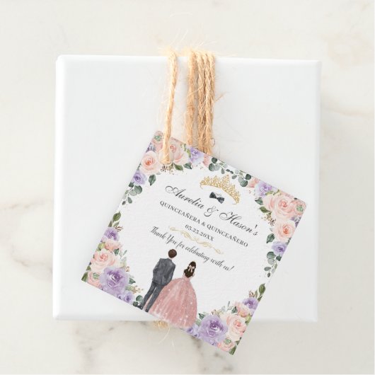 キンセアニラ薄紫赤面フローラツインズボーイガール フェイバータグ (インサイチュ)