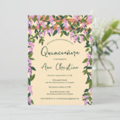 キンセアニラ藤つる植物フローラカスタム写真 招待状 (スタンド正面)