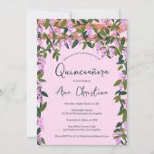 キンセアニラ藤つる植物フローラカスタム写真 招待状 (正面)