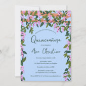 キンセアニラ藤つる植物フローラカスタム写真 招待状 (正面)