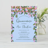 キンセアニラ藤つる植物フローラカスタム写真 招待状 (スタンド正面)