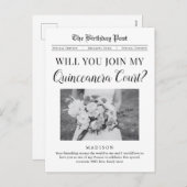 キンセアニラ裁判所提案新聞はがき シーズンポストカード (正面/裏面)