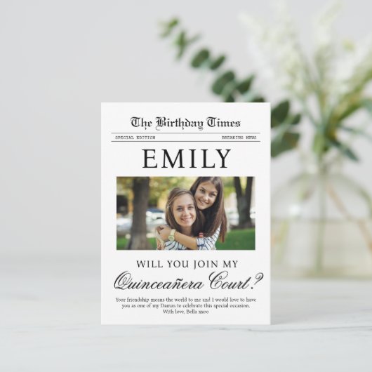 キンセアニラ裁判所提案新聞はがき シーズンポストカード (スタンド正面)