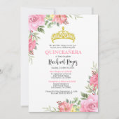 キンセアニラ誕生日招待状テンプレート 招待状 (正面)