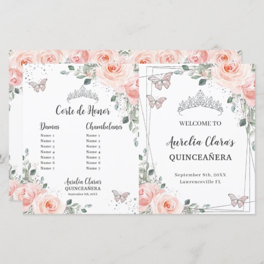 キンセアニラ赤面ピンクフローラ蝶プログラム (正面/裏面)