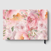 キンセアニラ赤面ピンク金ゴールドゲストブック ゲストブック (裏面)