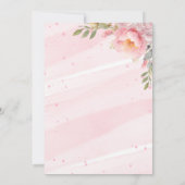 キンセアニラ赤面ピンク金ゴールド セーブザデート (裏面)