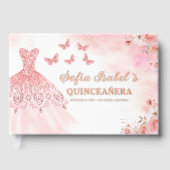 キンセアニラ赤面フローラプリンセス蝶金ゴールド ゲストブック (正面)