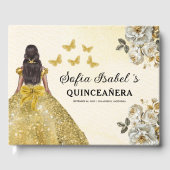 キンセアニラ金ゴールドプリンセスフローラ蝶 ゲストブック (正面)