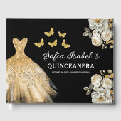 キンセアニラ金ゴールドプリンセスフローラ蝶 ゲストブック (正面)