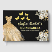 キンセアニラ金ゴールドプリンセスフローラ蝶 ゲストブック (正面)