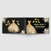 キンセアニラ金ゴールドプリンセスフローラ蝶 ゲストブック (全面)