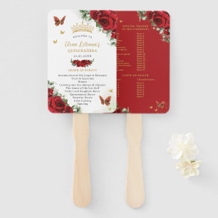 キンセアニラ鮮やかレッドフローライベントプログラム ハンドファン