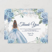 キンセアニラ15アノスダスティブルーサンキューカード サンキューカード (正面/裏面)