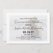 キンセアニラ2写真エレガント脚本15誕生日 セーブザデート (裏面)