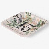 キンセアニラ |グリーンリー&テラコッタジャングル ペーパープレート (傾斜あり)