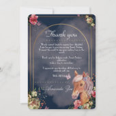 キンセアニラ/スウィート16馬デザインサンキューノート 招待状 (正面)