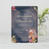 キンセアニラ/スウィート16馬デザイン招待 招待状 (スタンド正面)