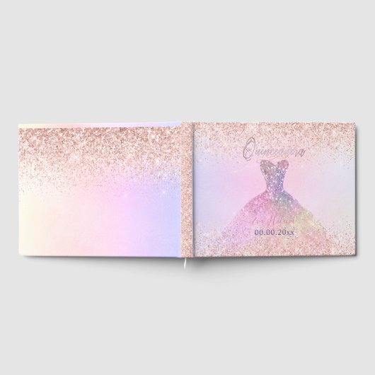 キンセアニラ、スパークルガウン、コットンキャンディ ゲストブック (全面)