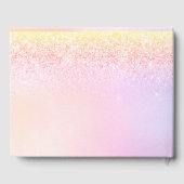 キンセアニラ、スパークルガウン、ピンクさくらんぼ グラデーション ゲストブック (裏面)