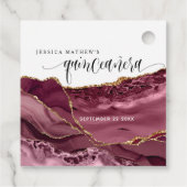 キンセアニラ、バエレガントルガンディーレッド、ベリーアガテ フェイバータグ (裏面)