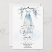 キンセアニラ |青素晴らしフローラガウン 招待状 (正面)