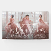 キンセアニラMis XV 3 Photo Collage 15誕生日 横断幕 (横)