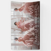 キンセアニラMis XV 3 Photo Collage 15誕生日 横断幕 (縦)