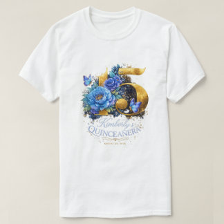 キンセアネーラ 15歳の誕生日パーティーフローラル Tシャツ