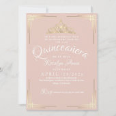 キンセエレガントェニェラスペインのミクリンスピンクローズ 招待状 (裏面)