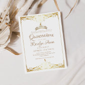 キンセエレガントェニラスペインのミクリンスホワイト金ゴールド 招待状