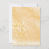 キンセエレガントニェラグリッタースパークルクスペインのリン 招待状 (裏面)