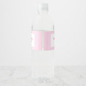 キンセエレガントニェラフローラブーケ | ピンクと白 ペットボトルラベル (裏面)