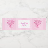 キンセエレガントニェラフローラブーケ | ピンクと白 ペットボトルラベル (シングルラベル)