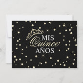 キンセエレガントースペインのニエラミスカンス招待状 招待状 (裏面)