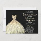 キンセエレガントースペインのニエラミスカンス招待状 招待状 (正面)